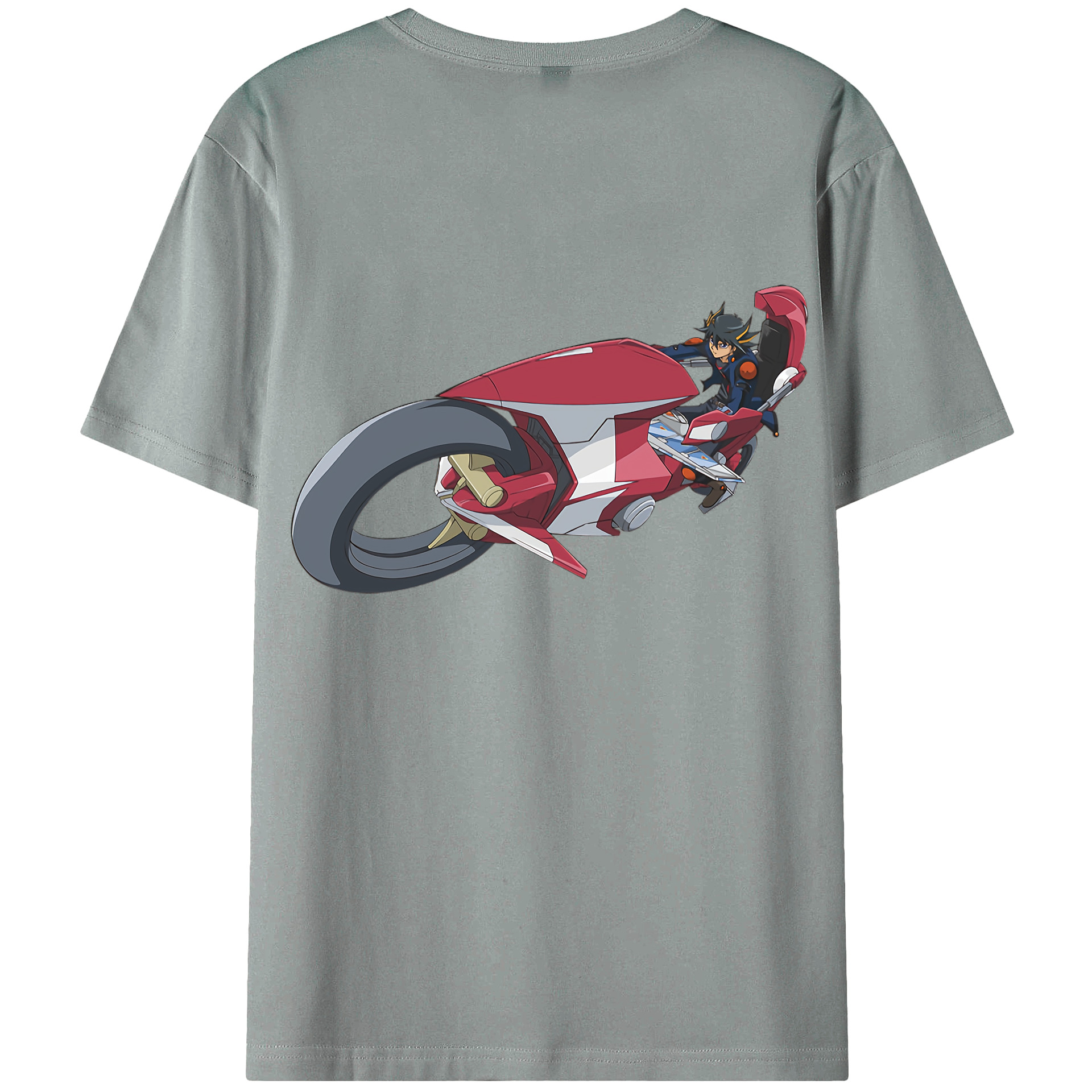 （画像用） 遊☆戯☆王 Yu-Gi-Oh! 綿100％ メンズ半袖Tシャツ（バックプリント） 通気性